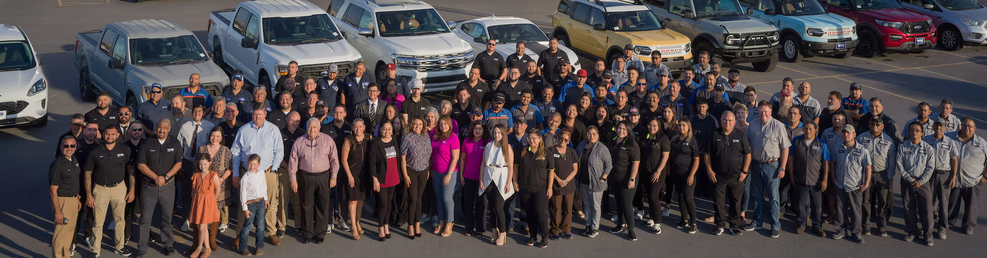 Tipton Ford Brownsville team and vehicle lineup