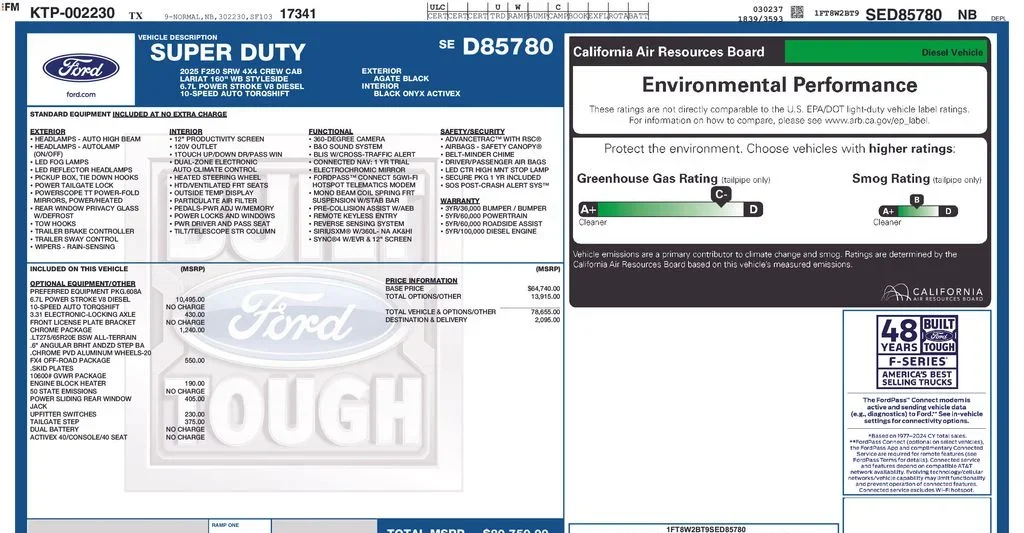 2025 Ford F-250 Lariat