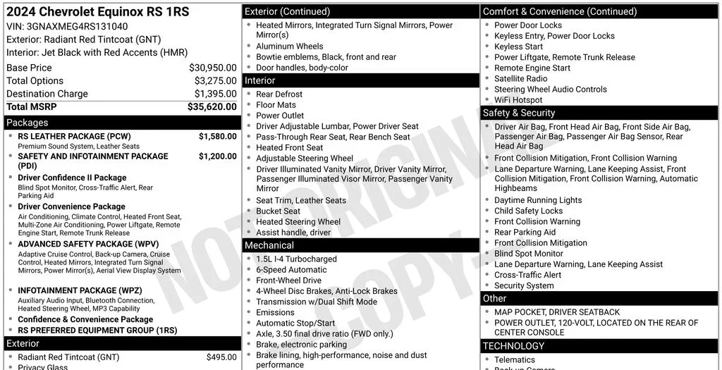 2024 Chevrolet Equinox RS