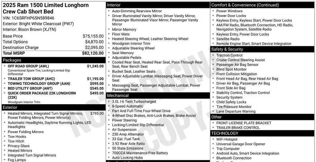 2025 Ram 1500 Limited